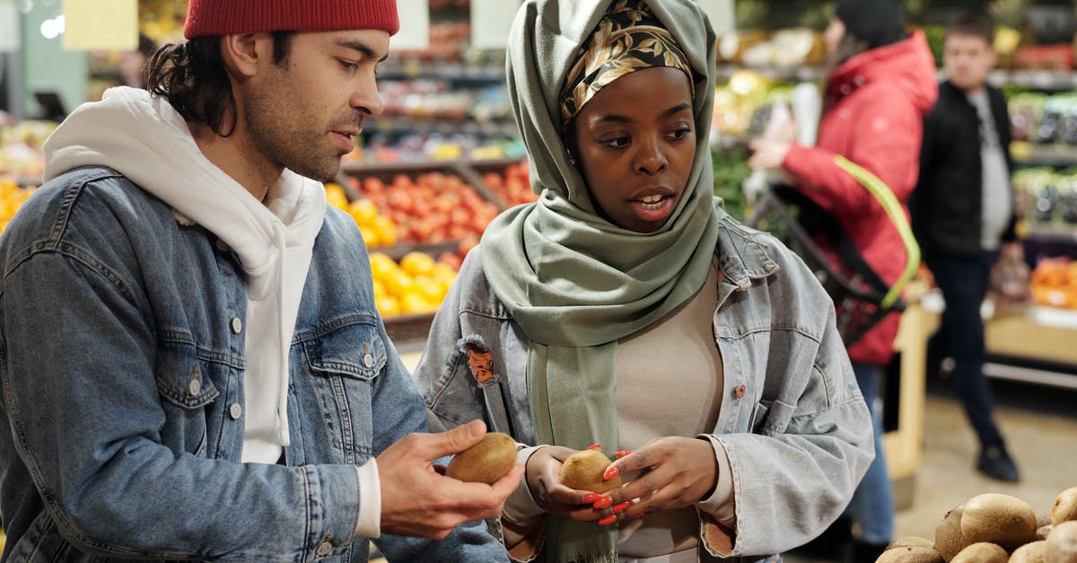 Are there any department stores in Salzburg? - Muslim Couple Buying Groceries