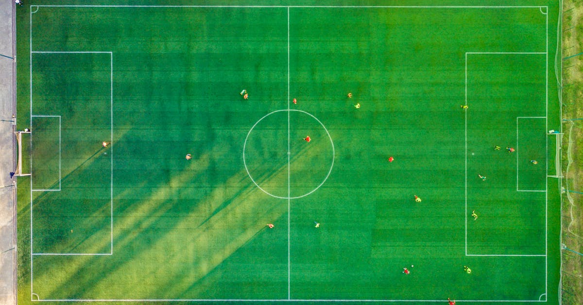 Are there any football stadiums where you can stay overnight? - Aerial View of Soccer Field