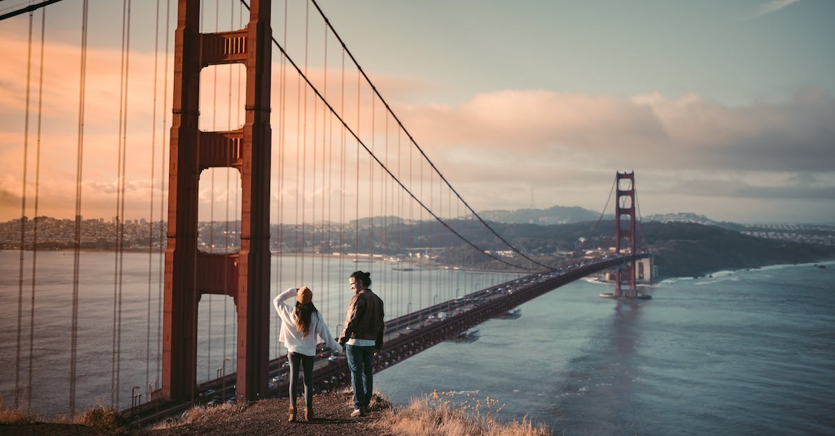 Are there any good hostels in San Francisco? [closed] - Man in White Dress Shirt Standing Near Golden Gate Bridge