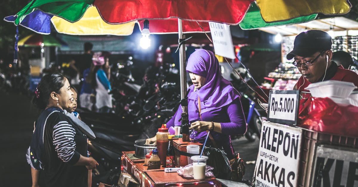 Are there any local shops to buy/eat shortbread in Edinburgh? [closed] - Woman Wearing Purple Hijab Selling Food