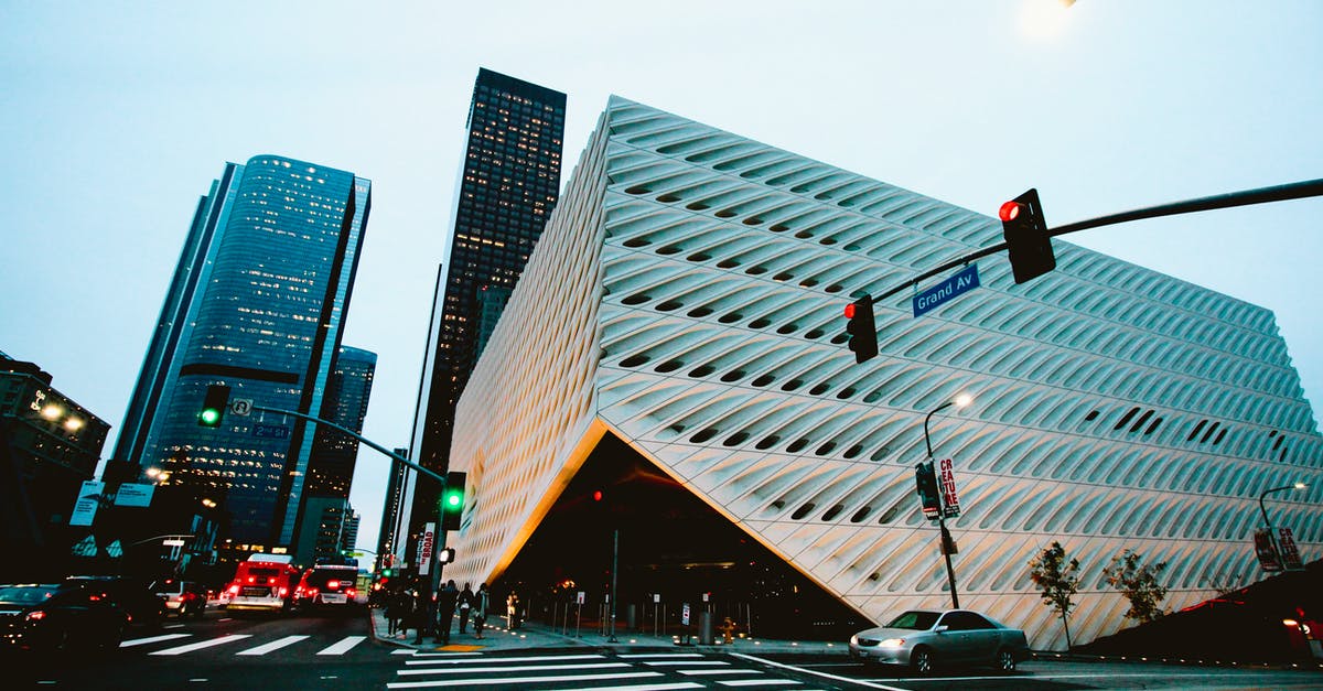 Are there any "brand" museums in Los Angeles? - Bottom View of Gray Building