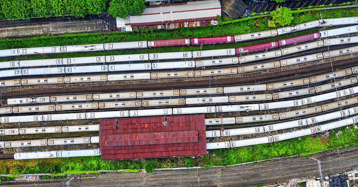 Are there any trains where roof riding is legally possible? - Aerial View of Trains