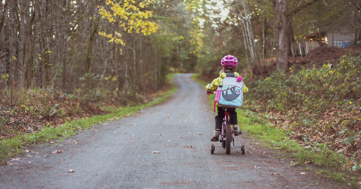 Are there any trains where roof riding is legally possible? - Toddler Riding Bicycle on Road