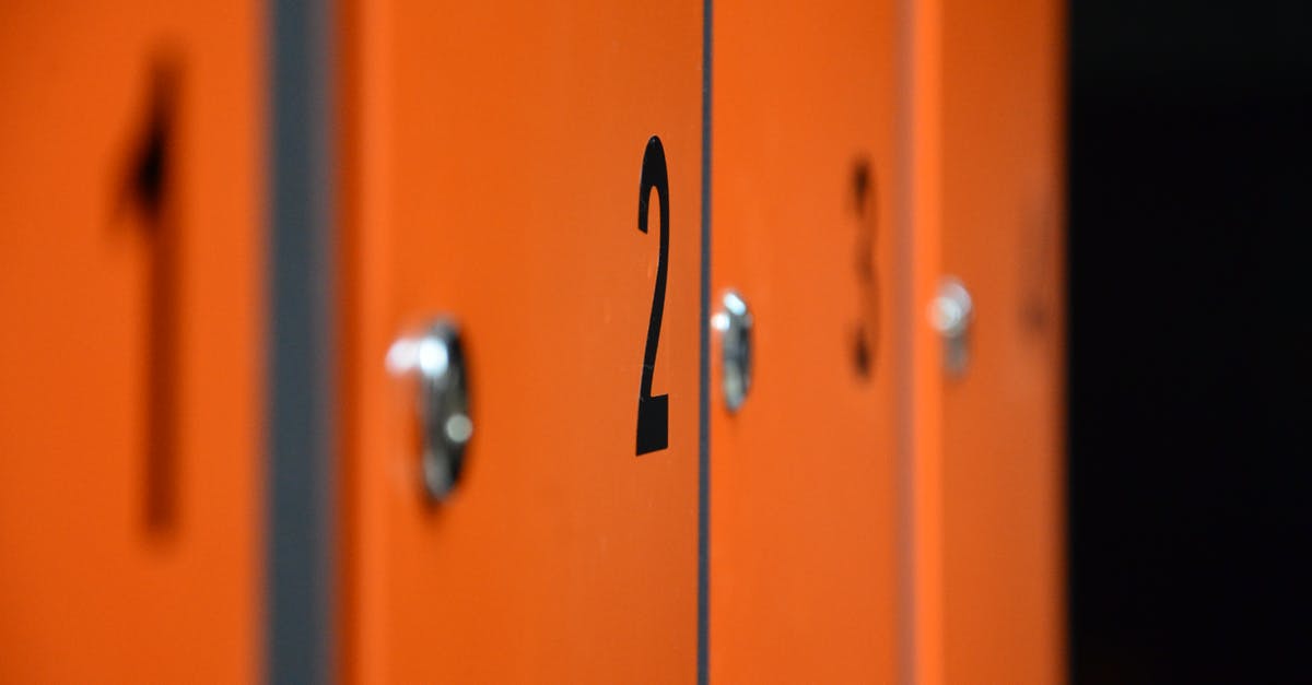 Are there lockers in Gangnam Station? - Closeup Photo of 1, 2, 3, and 4 Locker