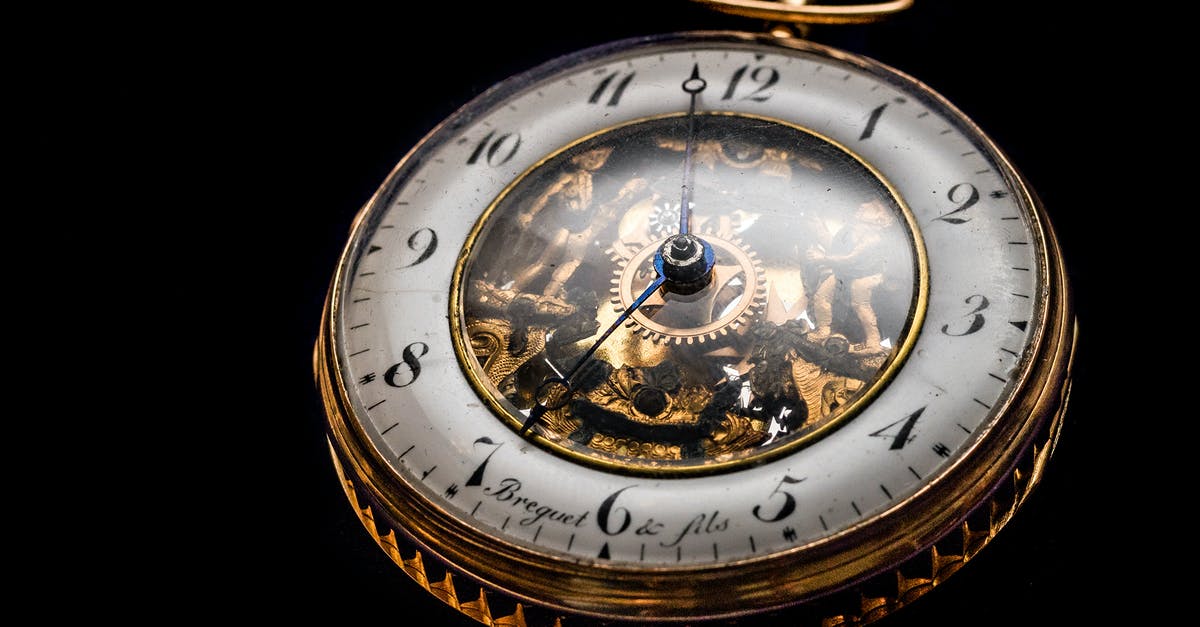 Are there safer hours to fly? - Round Gold-colored Pocket Watch