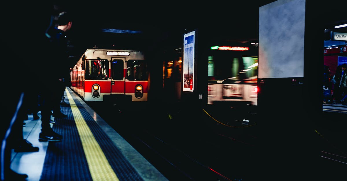 Are there toilets on the long-distance Translink trains in Queensland? - White and Red Train in Underground