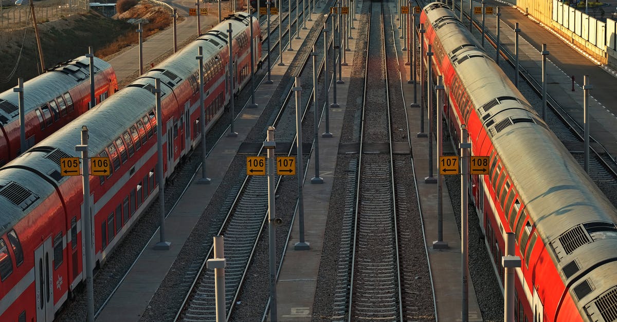 Are there trains without WC in the Netherlands? - Red and White Train on Rail