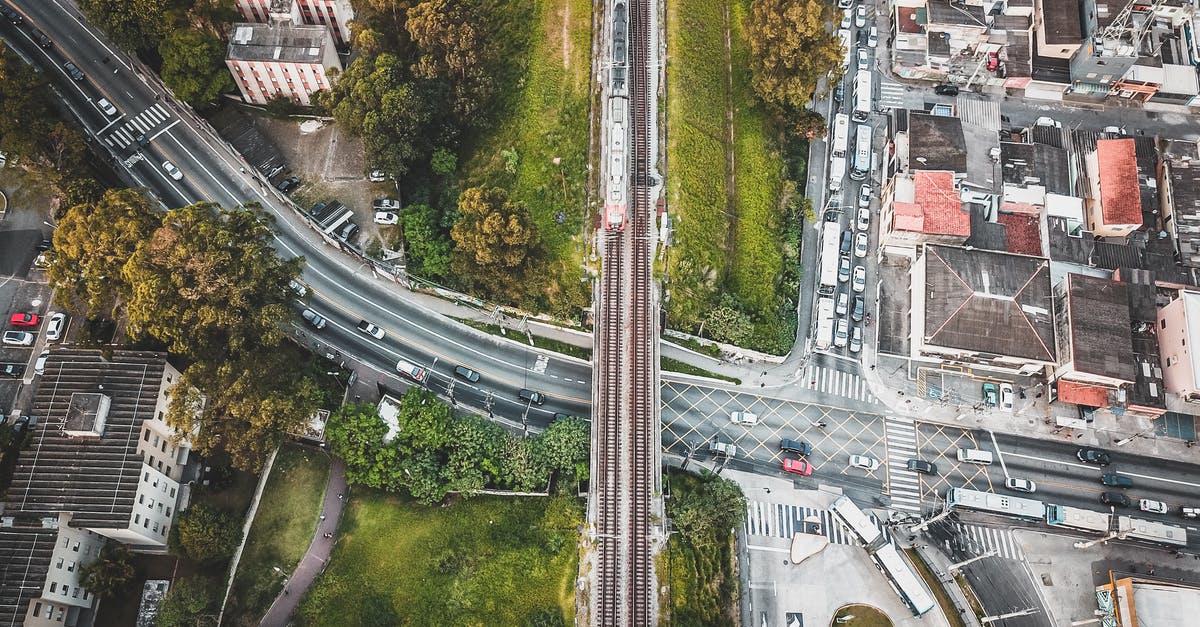 Are tickets without reservations interchangeable for Intercités and TER trains? - High-angle View of Roadway