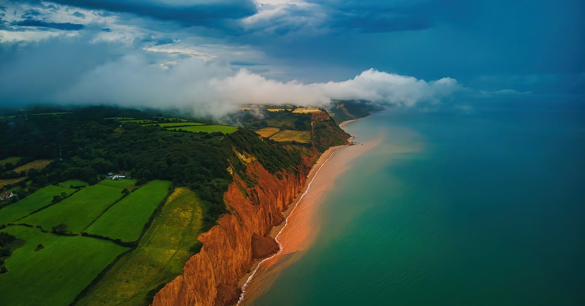 Are UK entry stamps considered visas? - Green and Brown Mountain Beside Body of Water Under Cloudy Sky