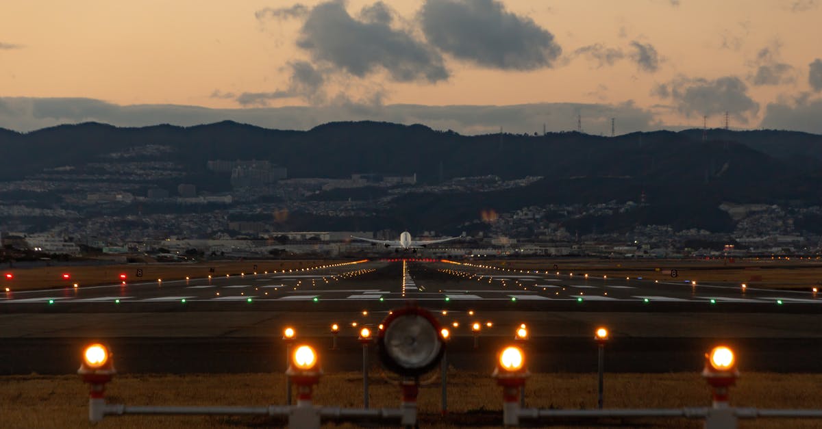 Arrival at airport for flights into USA - Photo of Airplane Flying From Runway