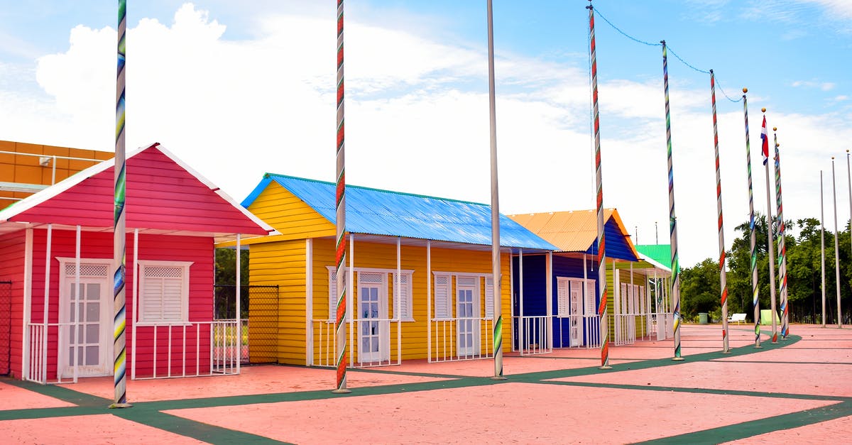 Ask for travel other countries with a Spanish residence permit - Assorted-color House Facade in Park