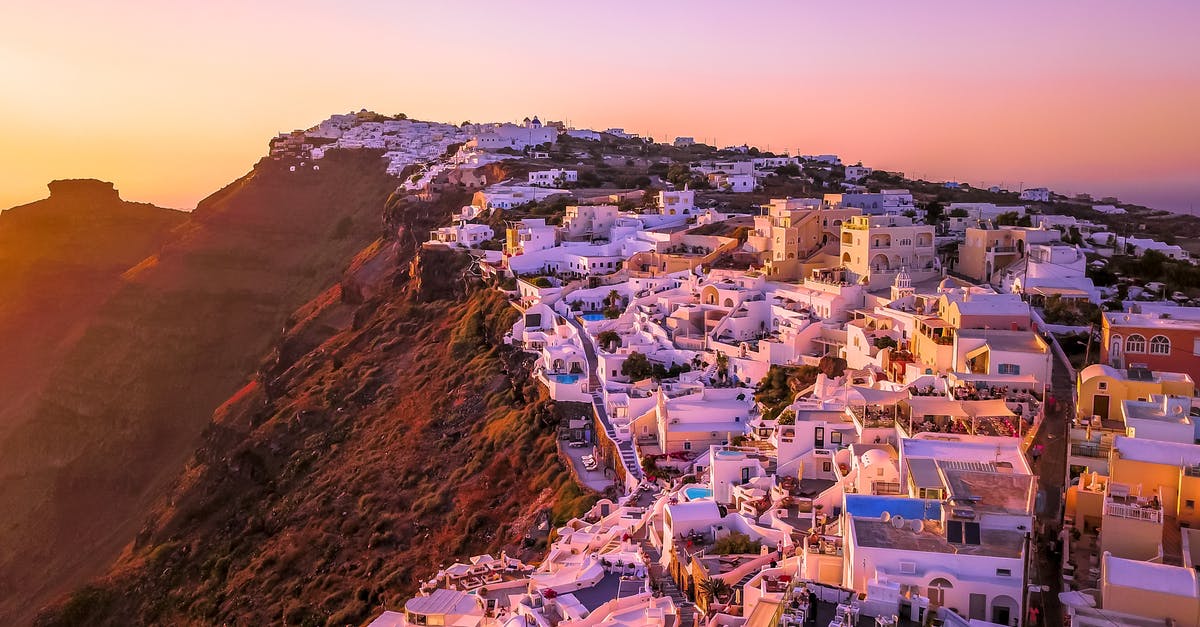 Athens to Santorini - Photo of White Buildings