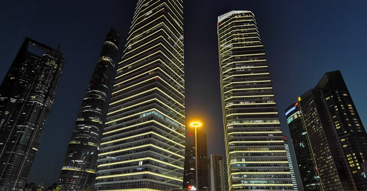 ATMs in China - are they widespread? - Buildings in the City at Night