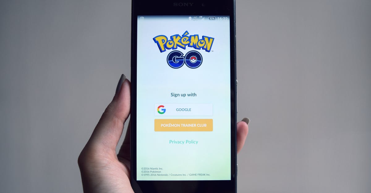 Augmented reality app to identify what's around you - Pokemon Go Application on Smartphone Screen