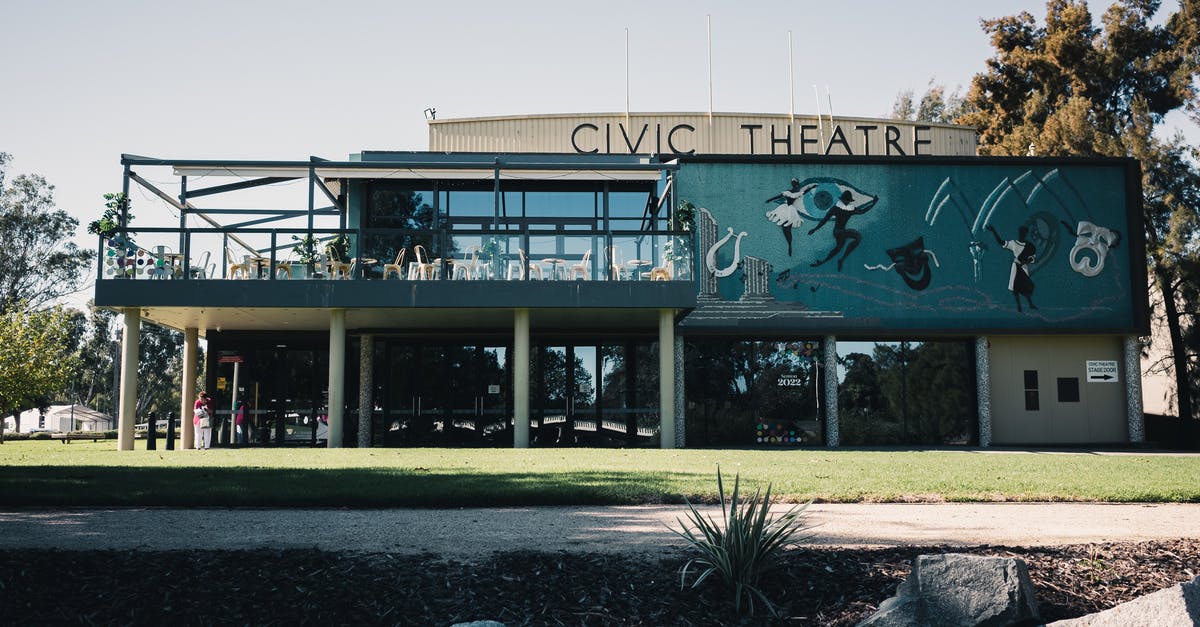 Australia ETA (Evisitor) - Exterior Design of the Wagga Wagga Civic Theatre Building in Australia