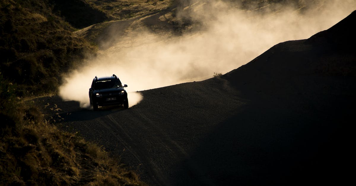 Australian driving / routing site that understands dirt / un-made roads? - Photo of Car on Dirt Road