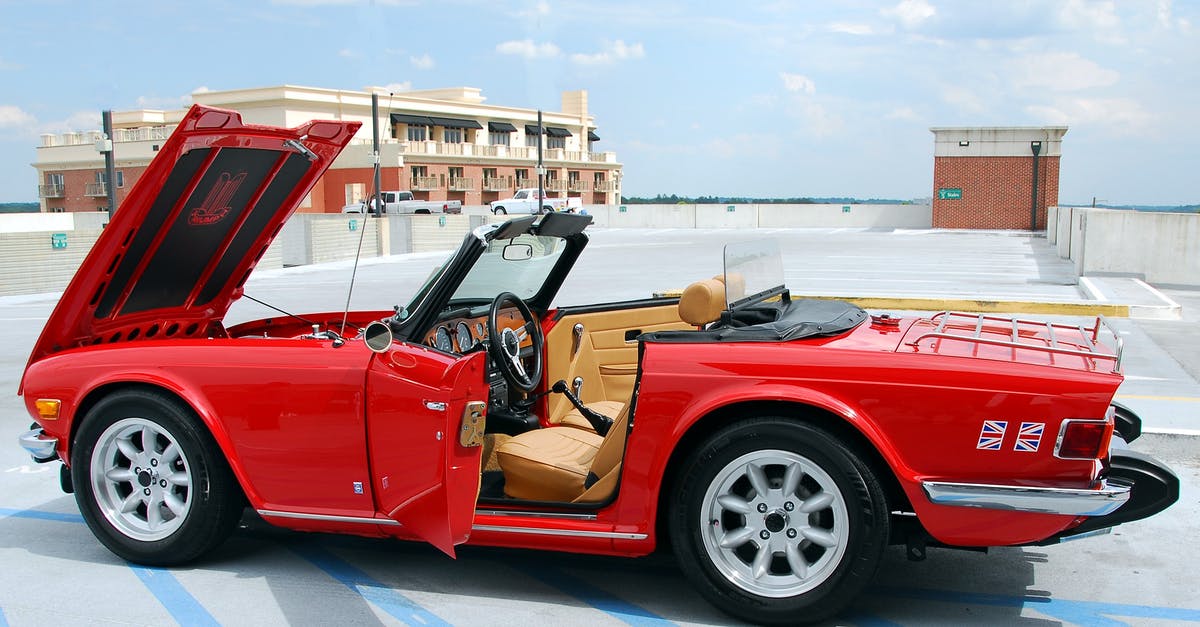 Available seat choices on British Airways flights - Red Convertible Car Park in the Roof Top