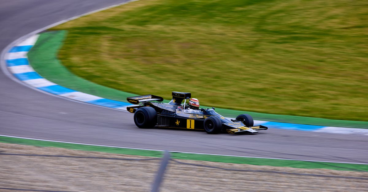 B1/B2 visa validity after getting F1 - Black and Yellow F 1 Car on Track