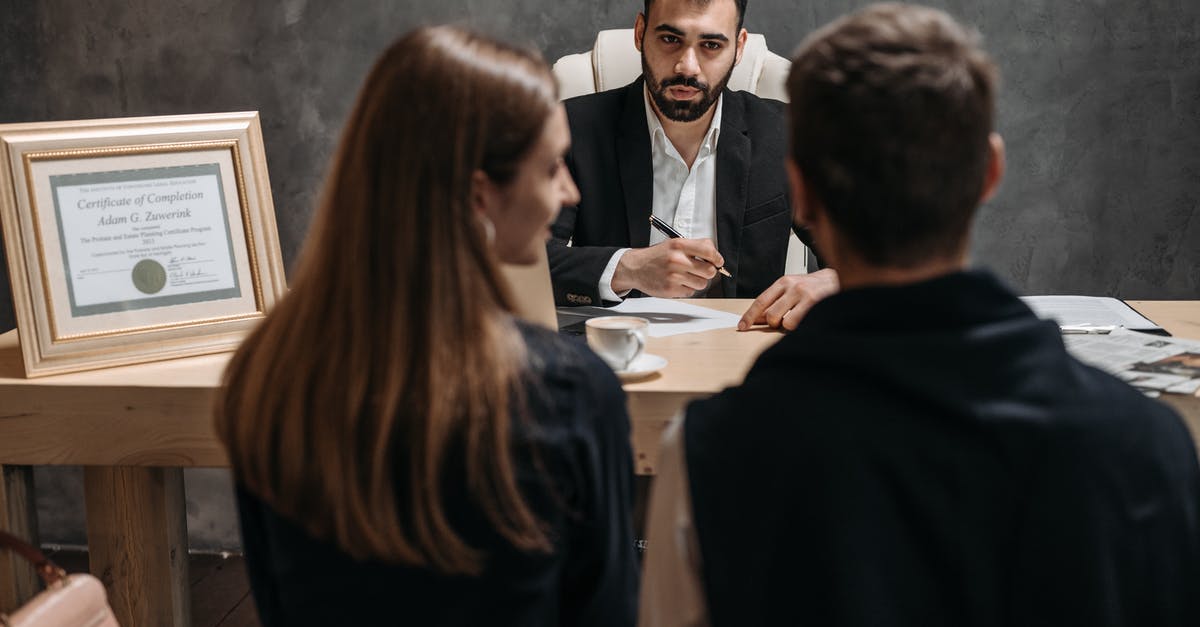 B-1/B-2 Visa Working with US clients - A Man Talking to the Couple