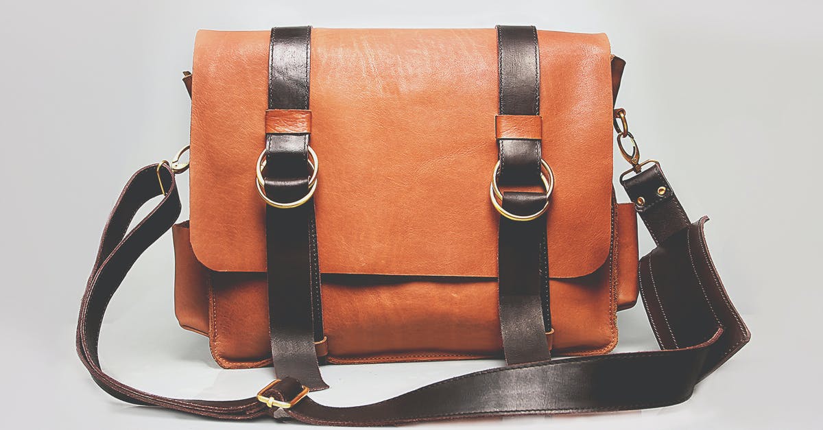 Bag straps get stiff? - Orange and Black Leather Satchel Bag