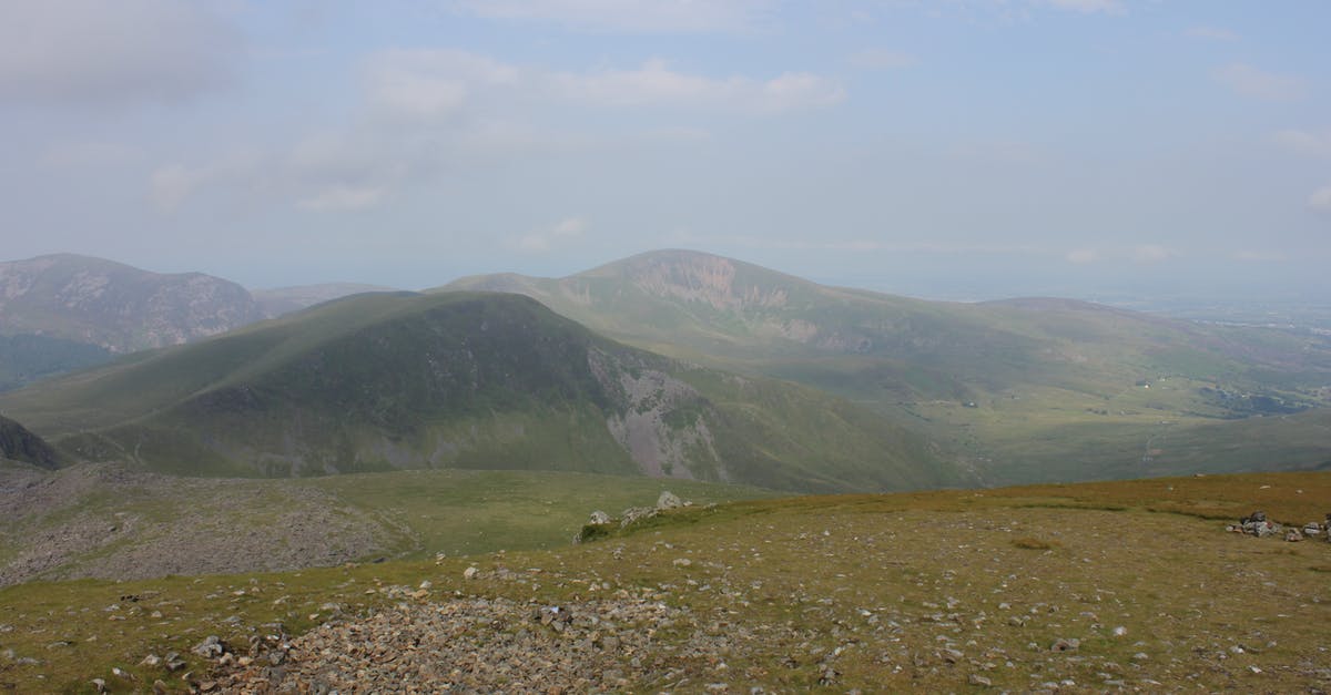 Ban under v3.7 appendix 320 7A UK - Green Mountains under Blue Sky