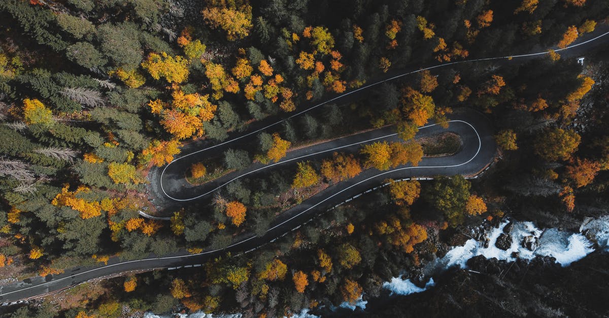 Banaue to Vigan directly without going through Baguio? - Serpentine Road Running Through Autumnal Forest