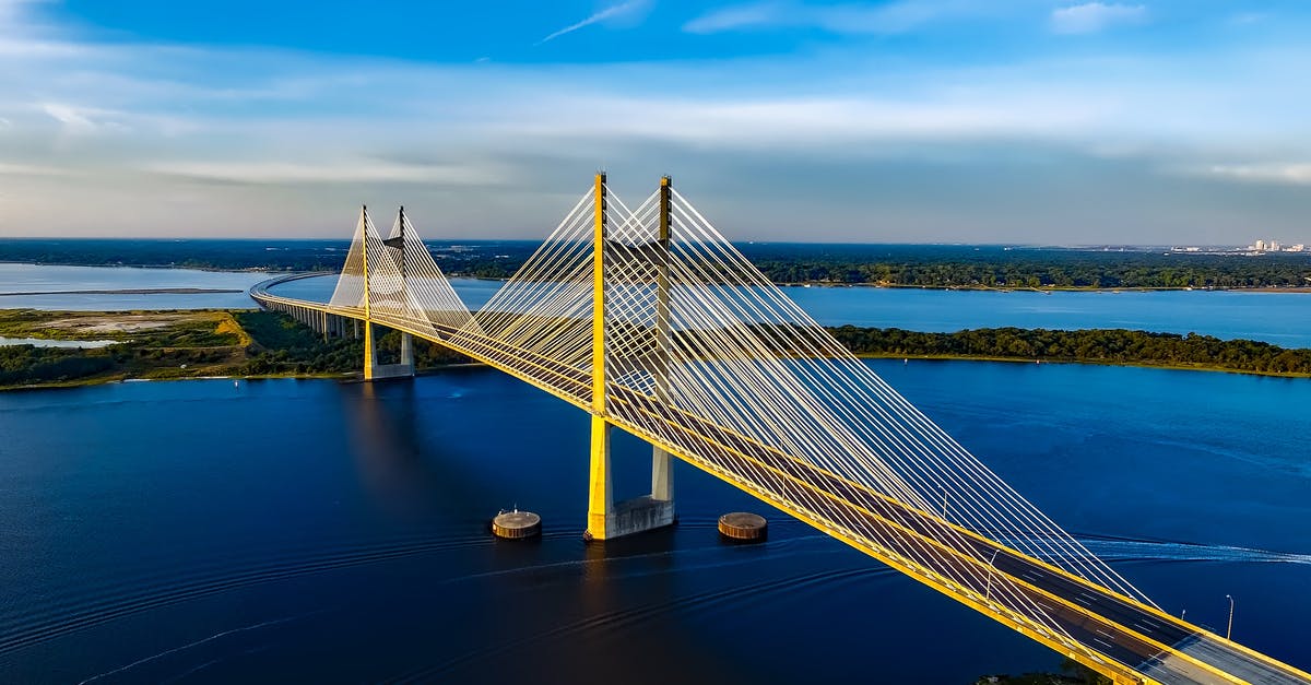 Beaches in St Petersburg - Aerial View Photography of Bridge