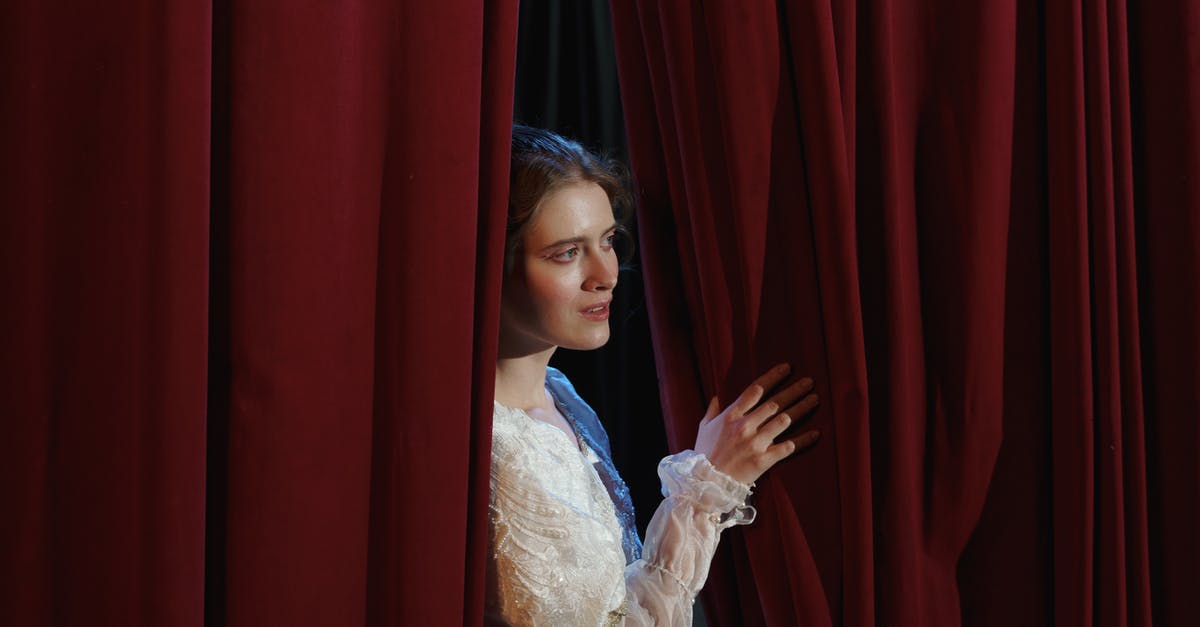 Behind the scenes tours in Zürich - Woman in White Floral Lace Dress Standing Behind a Curtain