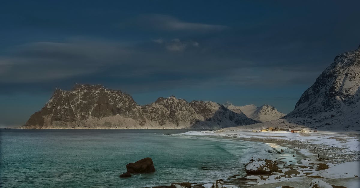 Best season for Norway fjords cruise? - The Uttakleiv Beach in Lofoten Islands, Norway During Winter Season