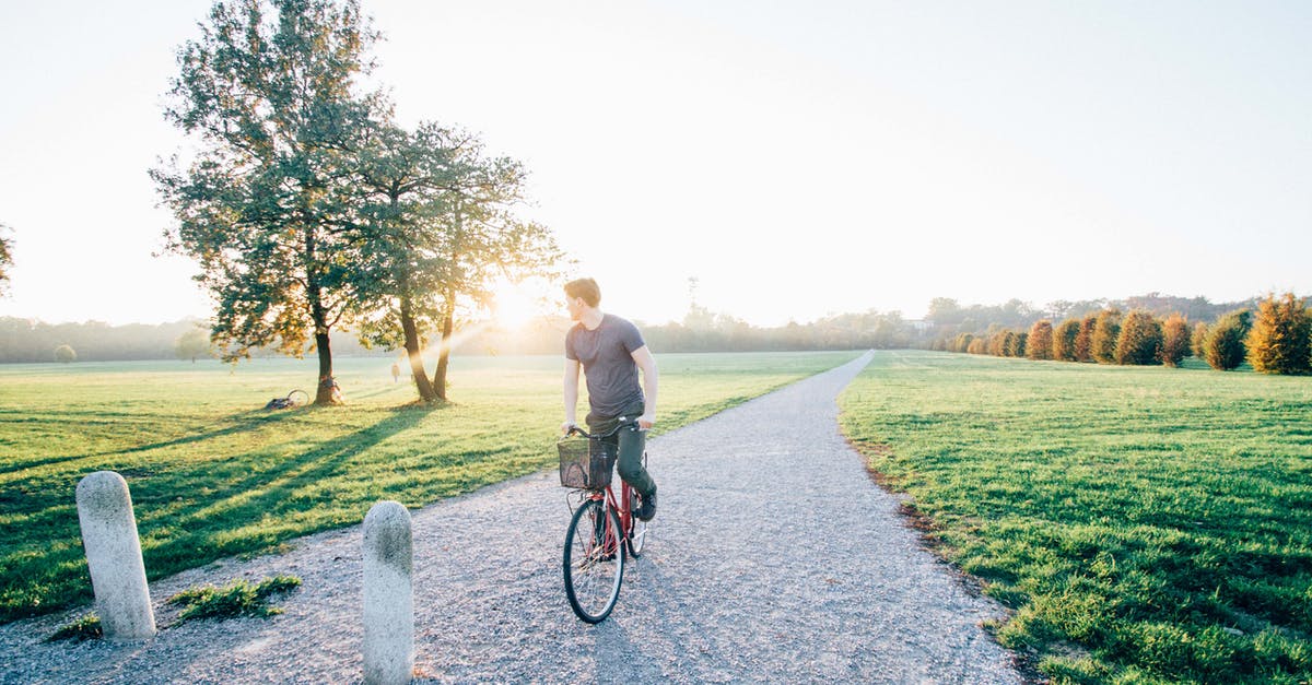 Bicycle travel through Italy: Recuperating a night by the road - Man Riding Bicycle Near Tree