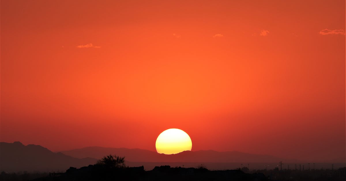 Biking in Arizona: Homebase in Phoenix or Scottsdale? - Scenic View of the Sunset over the Mountains