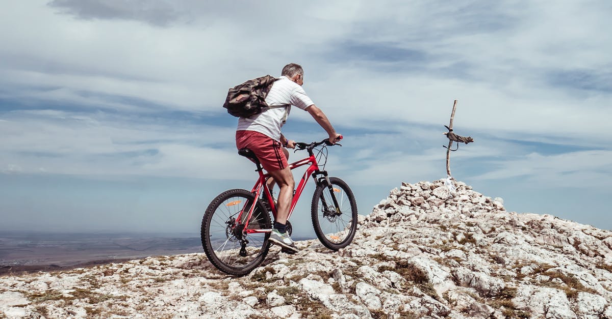 Biking on via Appia Antica - Man Riding Bicycle on Off-road