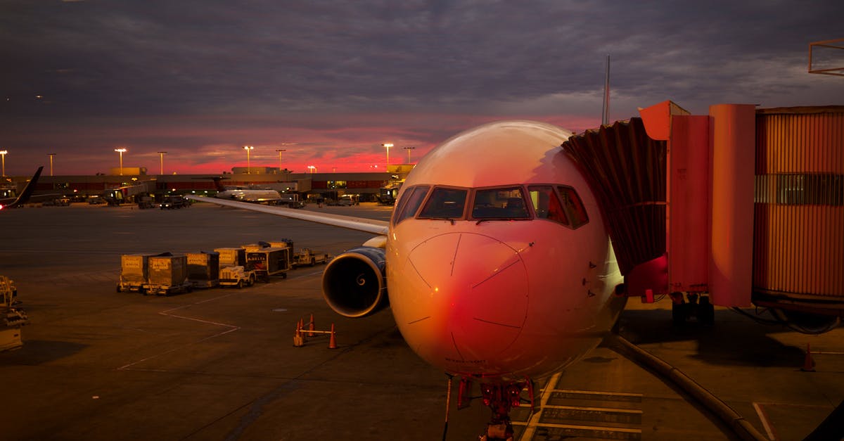 Boarding refusal at boarding gate - White Airplane Under Black Clouds