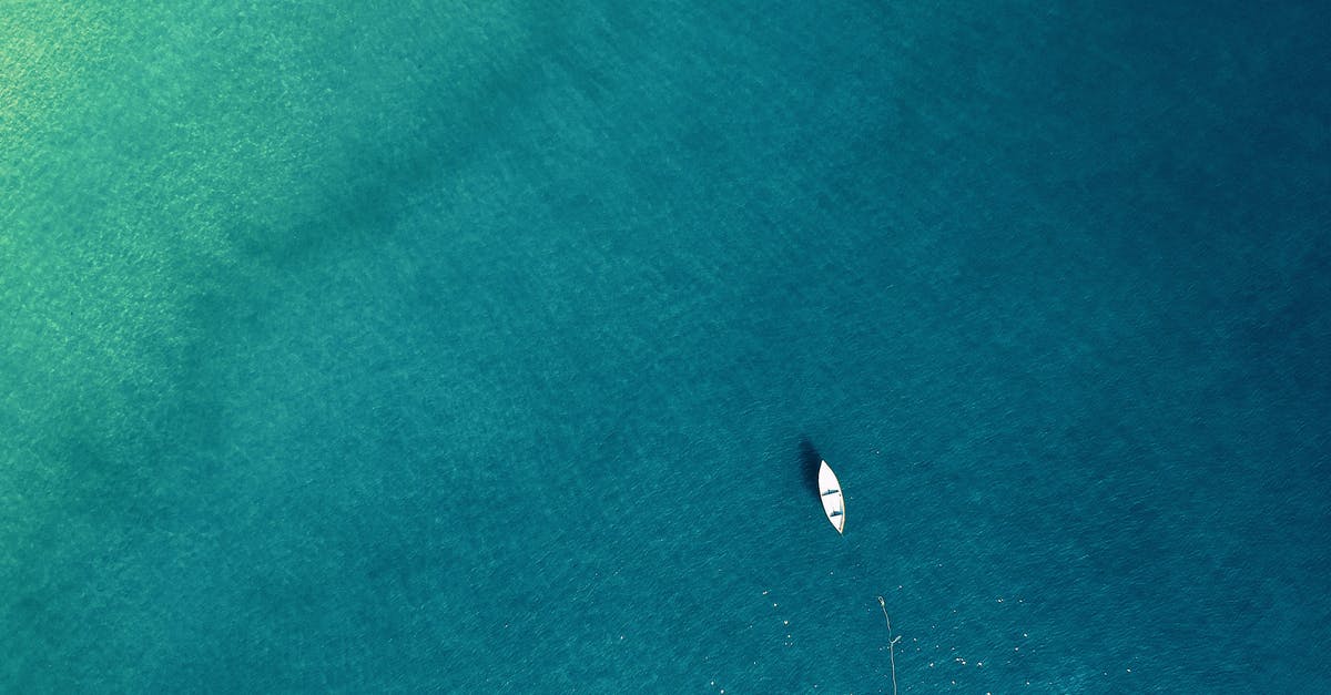 Boat from Phnom Penh to Siem Reap in April - Aerial Photo of Boat on Sea