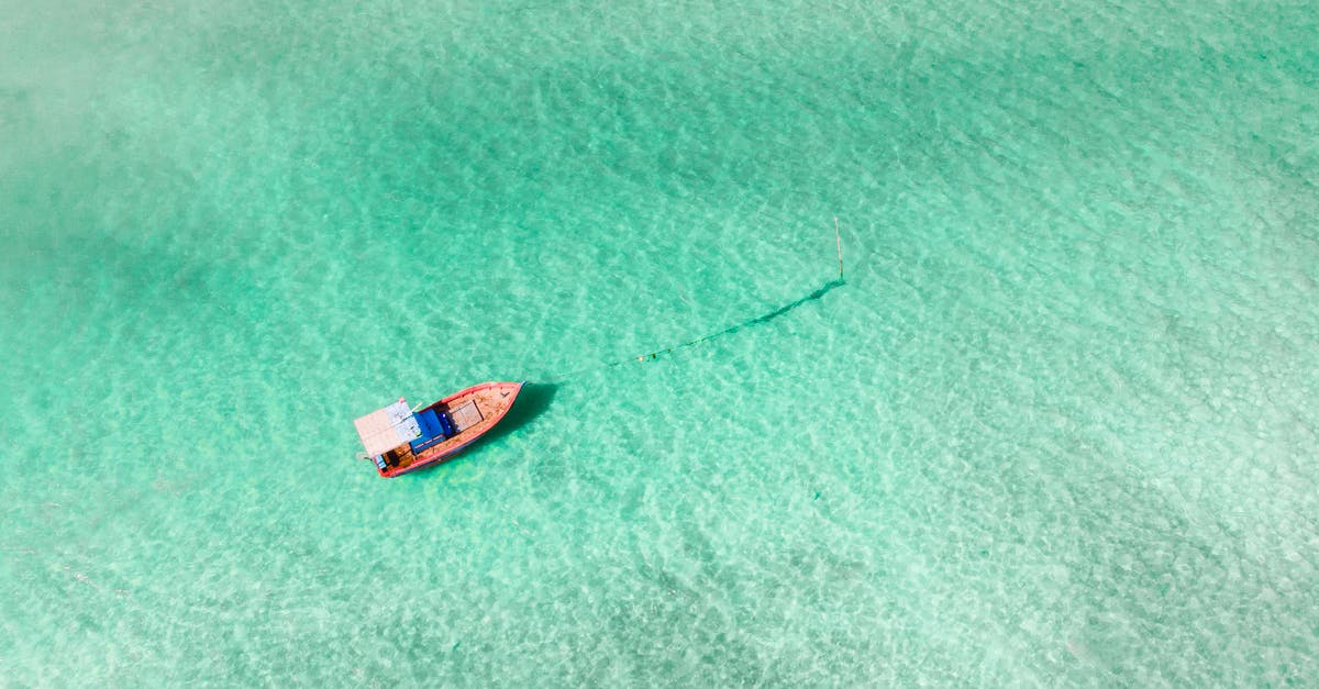 Boats from Manaus, Brazil to Leticia, Colombia? - Aerial Photo of Boat on Sea