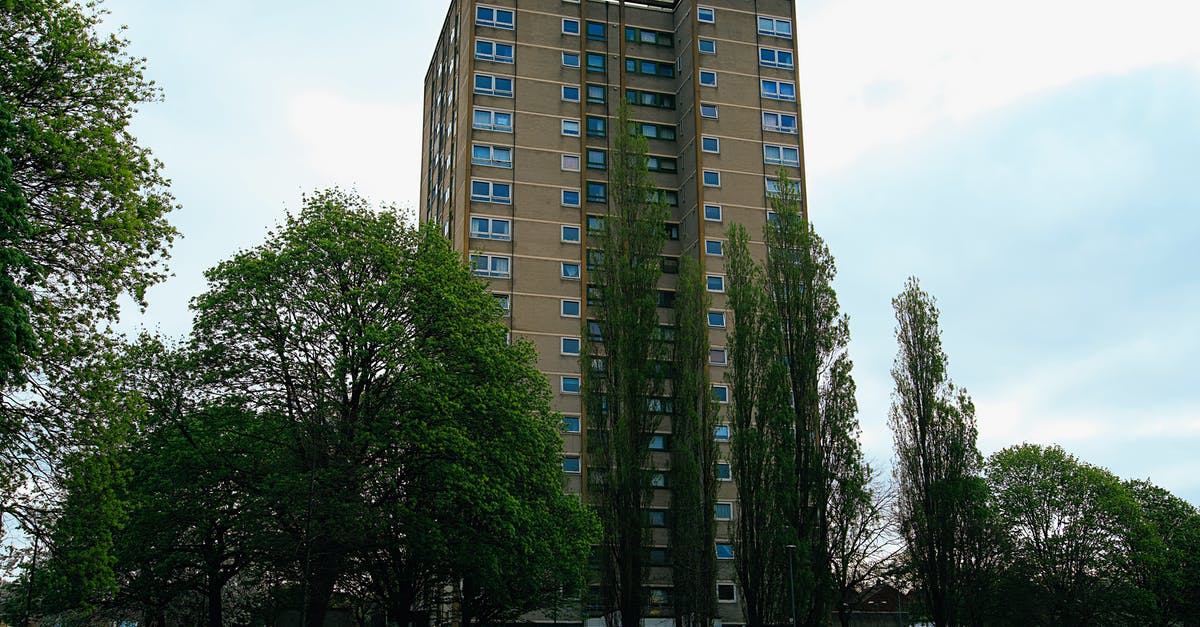 Bonneville Salt Flats - access? - Tower Block of Flats Surrounded by Trees