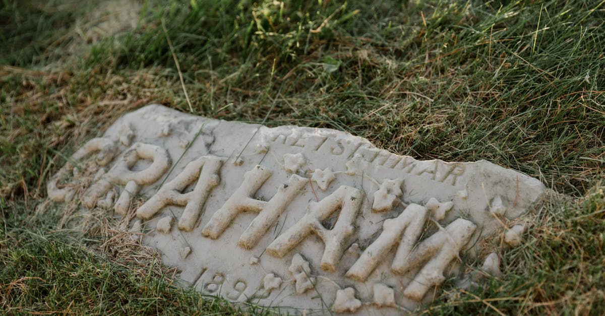 Booking honeymoon before name change [duplicate] - White Concrete Stone on Green Grass