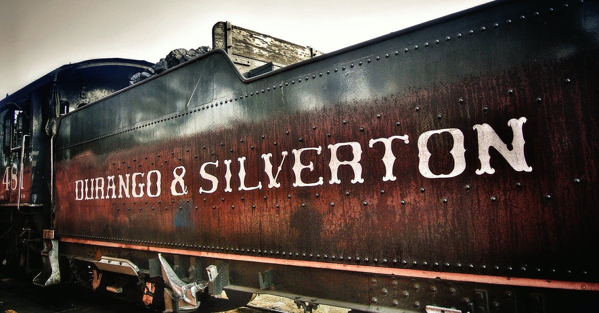 Booking lodging along the west coast of USA - Durango and Silverton on Brown Stained Train