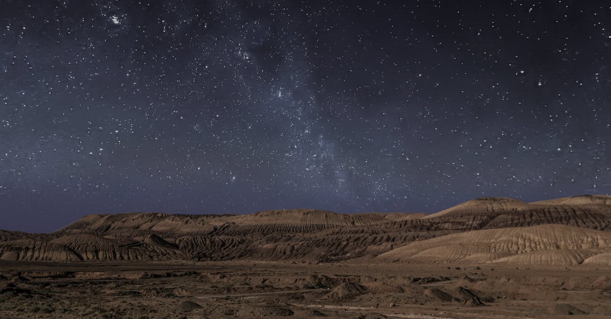 Breast feeding in Iran - Starry Sky Above Deserted Hills