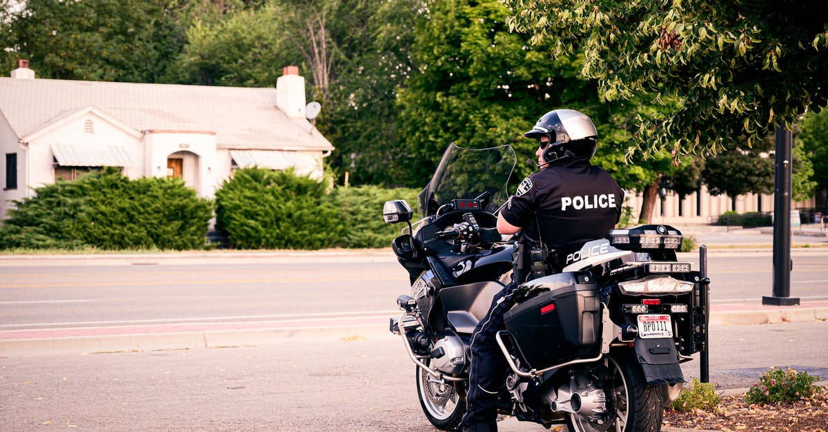 Bribing Indonesian police for missing motorbike license - Man Riding on Motorcycle