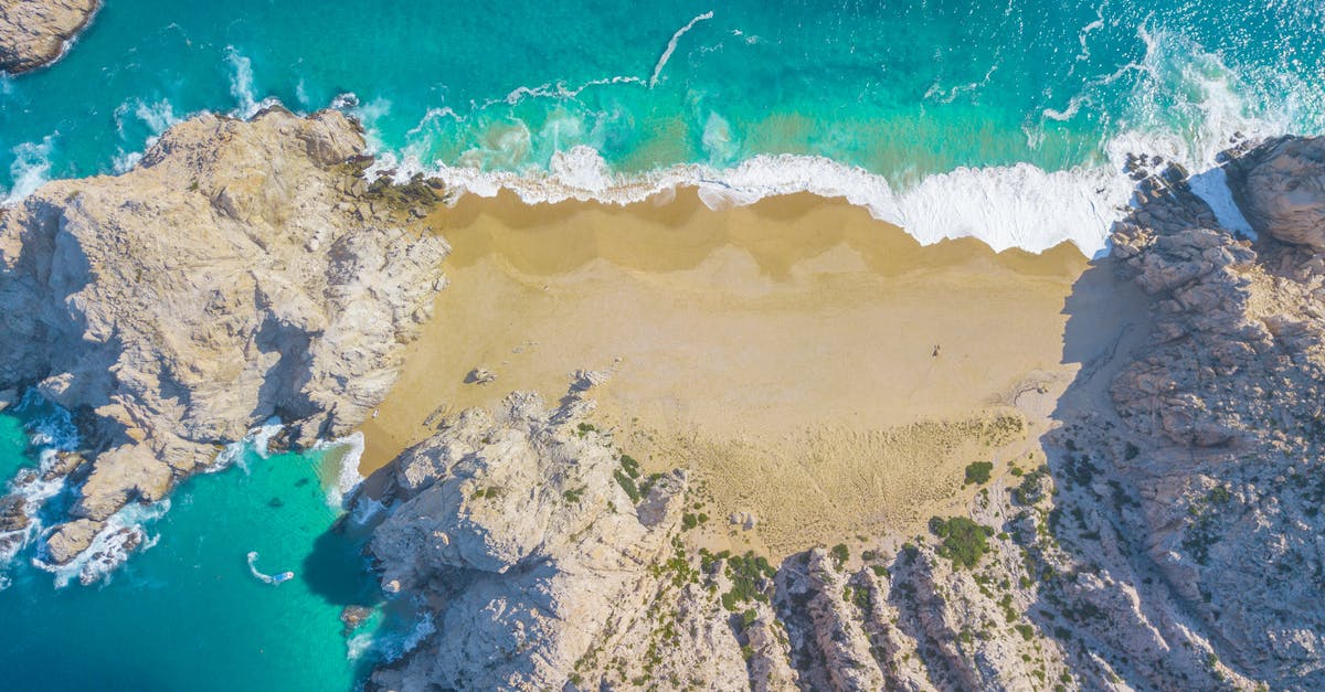 Bringing foods from Mexico to UK - Aerial Shot Of Beach