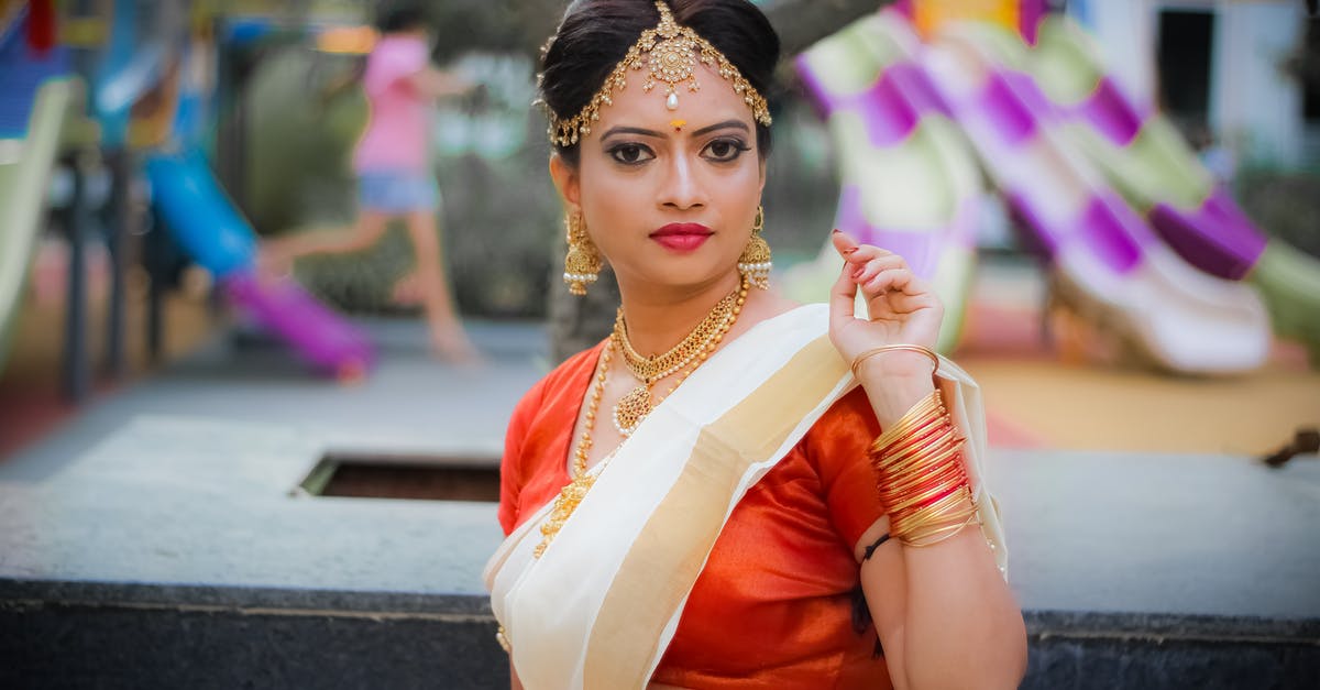 Bringing Indian currency into India - Beautiful Bride in Traditional Clothing 