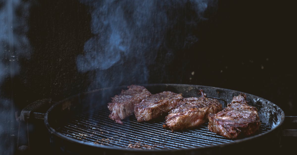 Bringing whale meat in to the EU - Grilled Meat on Black Charcoal Grill