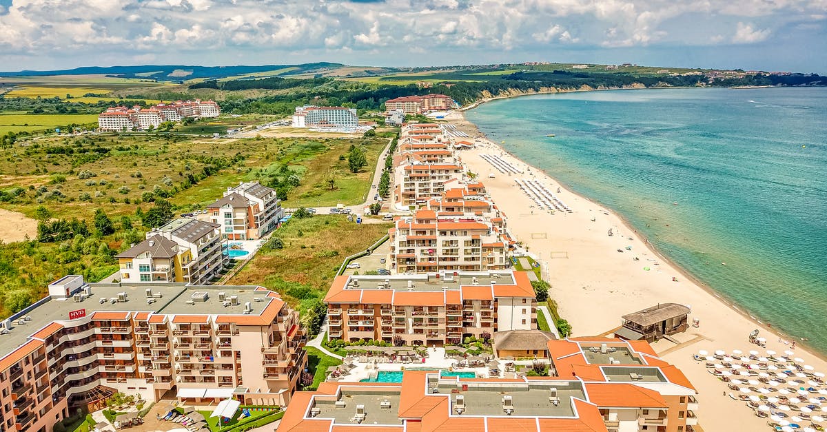 Bulgaria to Armenia - Aerial Photography of Buildings Near a Beach