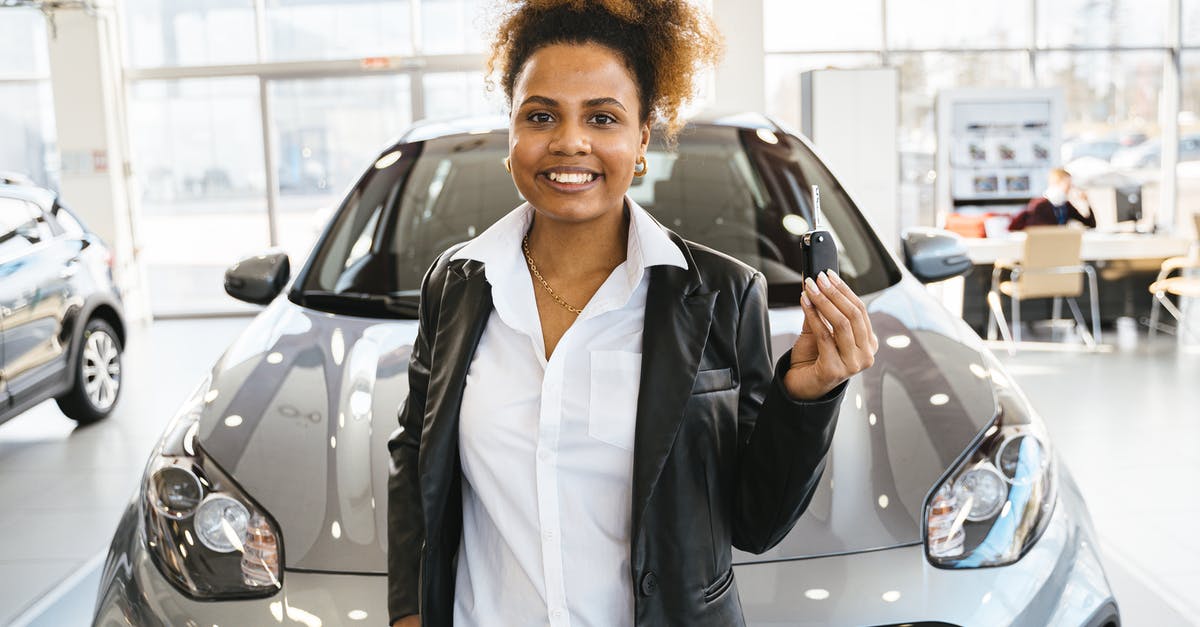 Buying a car in Mexico as a non-resident - Smiling Woman Bought a Brand New Car