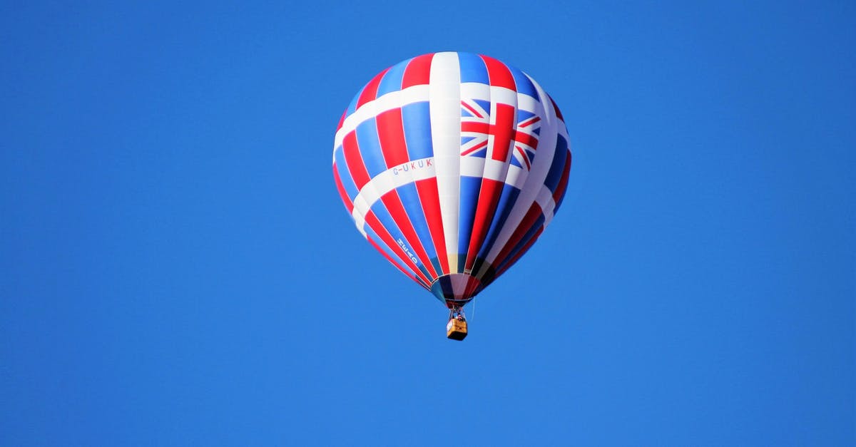 Buying duty free before a connecting flight within the uk - Great Britain Hot Air Balloon Flying