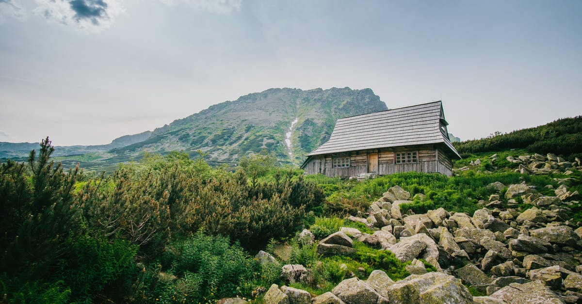 Cabins and camping options in Tatra mountains - Gray Wooden House