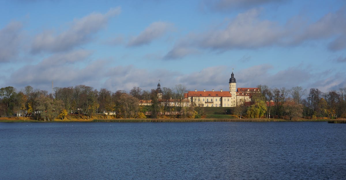 Calling within Europe - Cloudy Sky over Nesvizh Castle