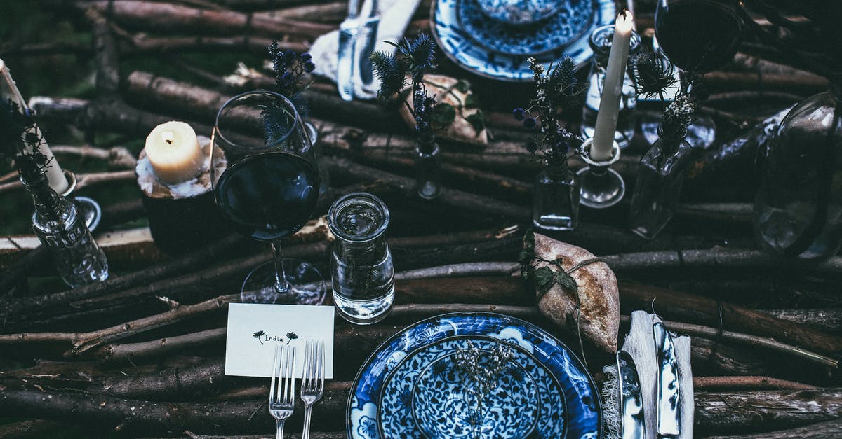 Campania Artercard from Pianura to Naples, Pompei, Vesuvius - Served table with plates and candles