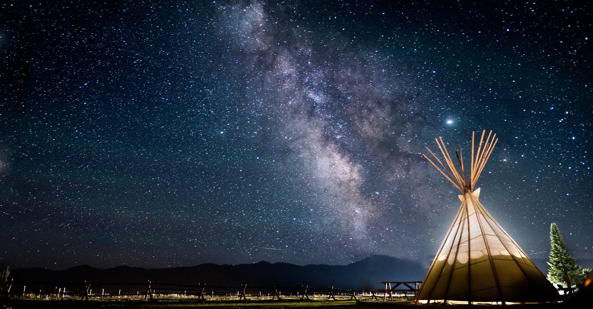 Camping in Hakone (I bring my tent) - Photo of Teepee Under A Starry Sky